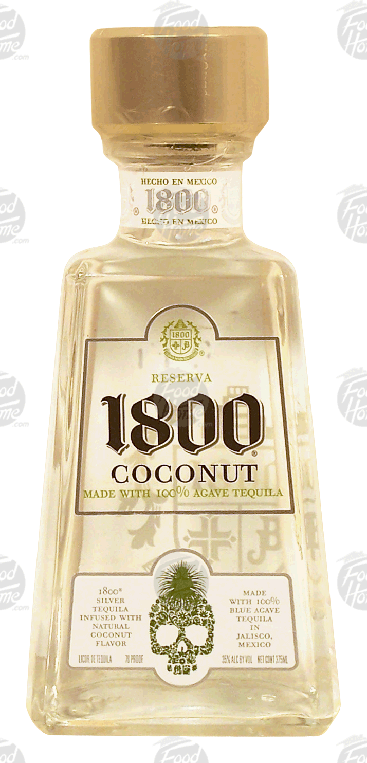 1800 Reserva coconut infused tequila, 100% agave, 35% alc. by vol. Full-Size Picture